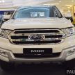 Ford Everest now in Malaysia: 2.2 RM199k, 3.2 RM259k