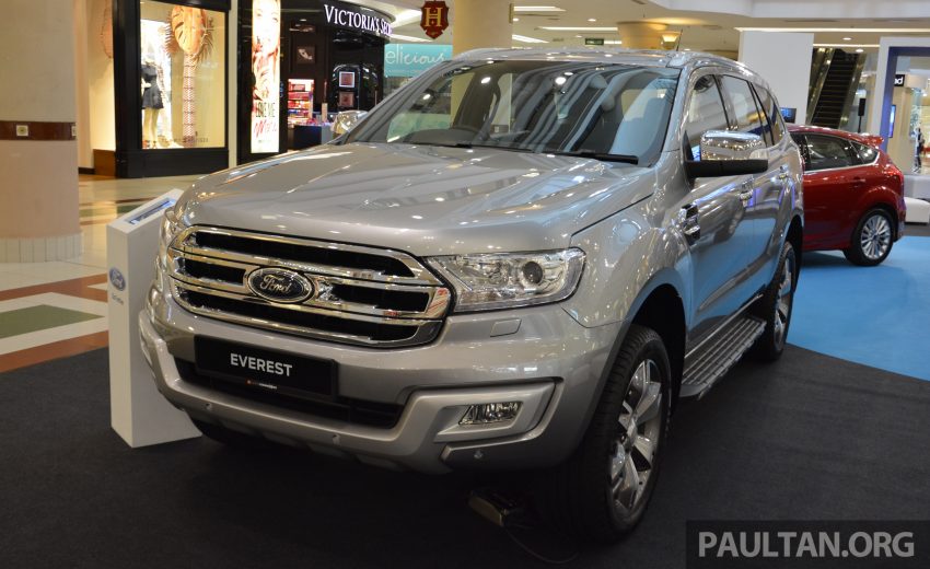 2016 Ford Everest – 2.2L Trend 4×2 and 3.2L Titanium 4×4 on preview at Ford Go Further roadshow, 1Utama 485347