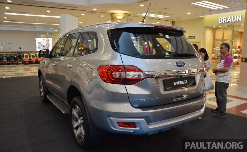 2016 Ford Everest – 2.2L Trend 4×2 and 3.2L Titanium 4×4 on preview at Ford Go Further roadshow, 1Utama 485318