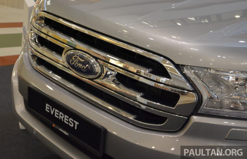 Ford Everest 2016 – 2.2L Trend 4×2 dan 3.2L Titanium 4×4 dipamerkan di siri jelajah Ford Go Further, 1Utama 485588