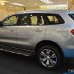 Ford Everest baharu di Malaysia didedahkan harganya – varian 2.2L dari RM199k, 3.2L RM259k