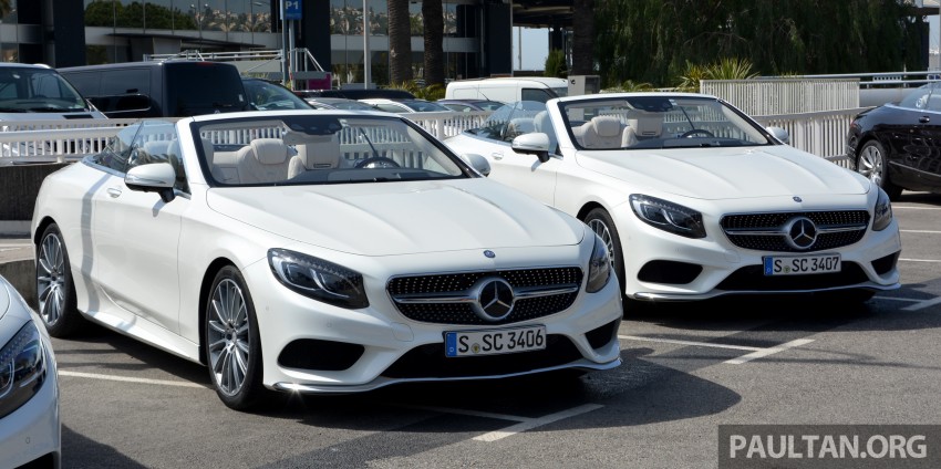 DRIVEN: A217 Mercedes-Benz S-Class Cabriolet – S500 and AMG S63 4Matic topless in the Cote d’Azur 475821