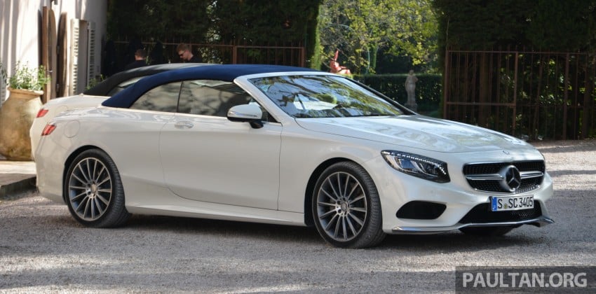 DRIVEN: A217 Mercedes-Benz S-Class Cabriolet – S500 and AMG S63 4Matic topless in the Cote d’Azur 475902