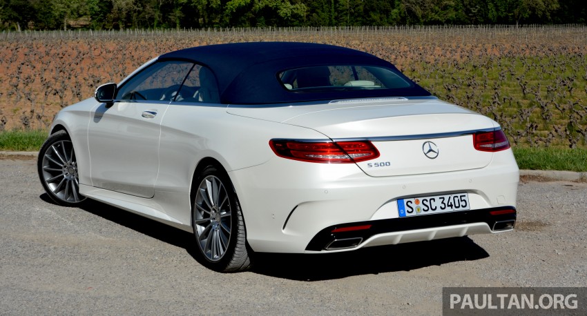 DRIVEN: A217 Mercedes-Benz S-Class Cabriolet – S500 and AMG S63 4Matic topless in the Cote d’Azur 475904