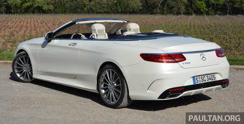 DRIVEN: A217 Mercedes-Benz S-Class Cabriolet – S500 and AMG S63 4Matic topless in the Cote d’Azur 475906