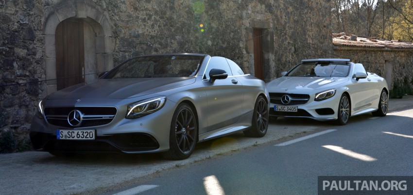 DRIVEN: A217 Mercedes-Benz S-Class Cabriolet – S500 and AMG S63 4Matic topless in the Cote d’Azur 475810