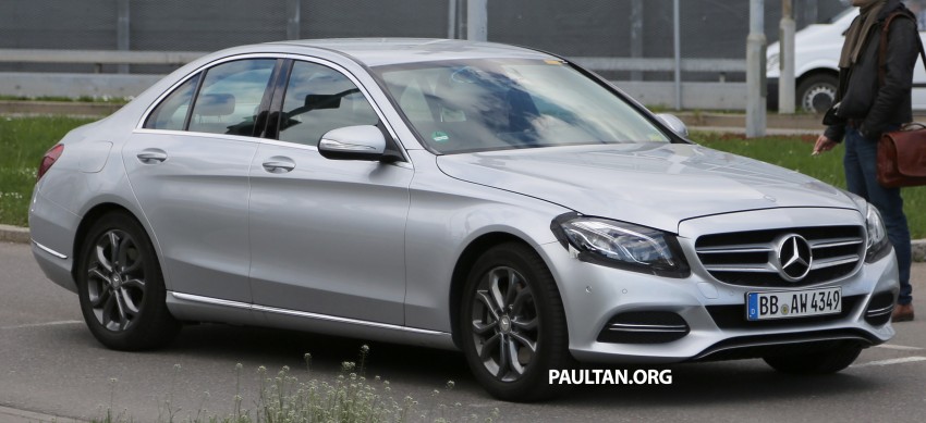 SPIED: W205 C-Class facelift to get Multibeam LEDs 473548
