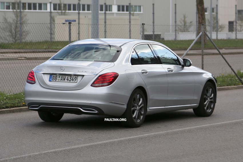 SPIED: W205 C-Class facelift to get Multibeam LEDs 473556