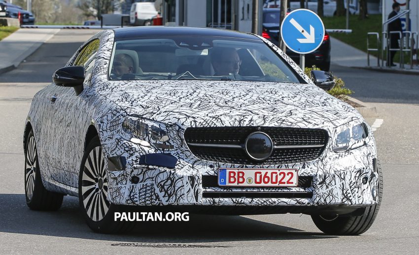 SPIED: 2017 Mercedes-Benz E-Class Coupe sighted 484552
