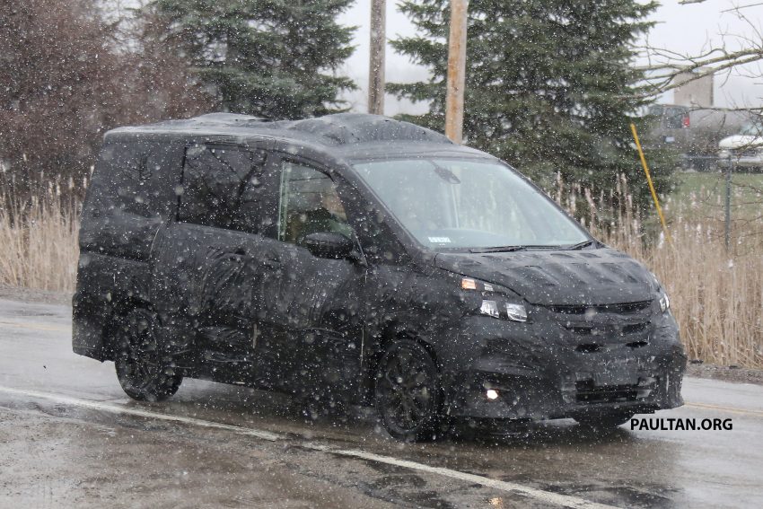 SPIED: Nissan Serena – next-gen spotted in the US 481397