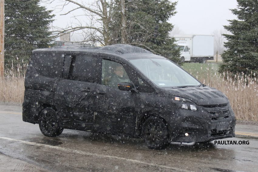 SPIED: Nissan Serena – next-gen spotted in the US 481398