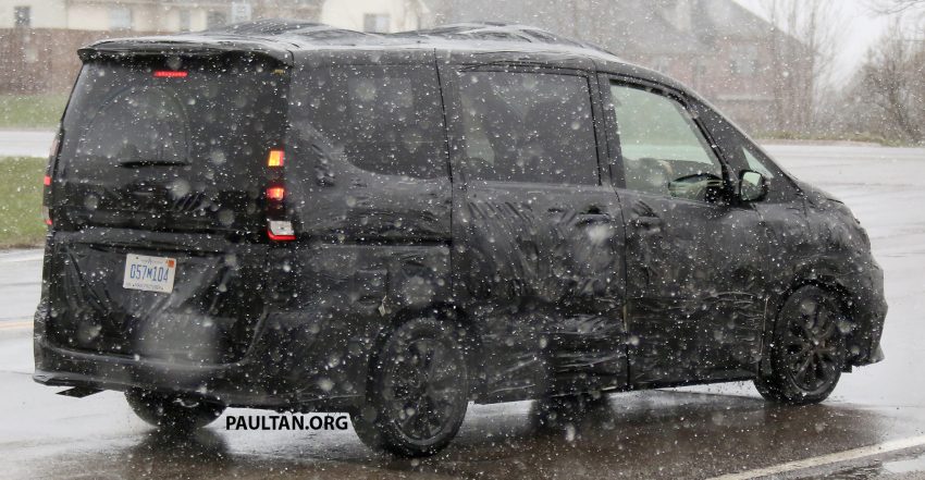 SPIED: Nissan Serena – next-gen spotted in the US 481396
