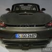 Porsche 718 Boxster launched in M’sia, from RM480k