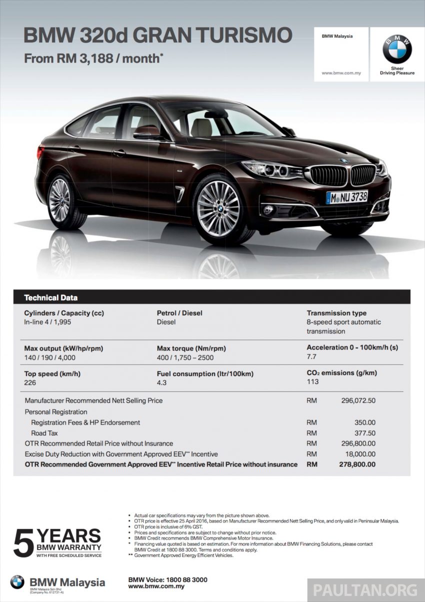 BMW 3 Series Gran Turismo, BMW X3 dan BMW 5 Series diumumkan menerima insentif status EEV – harga turun antara RM15k hingga RM39k 483879