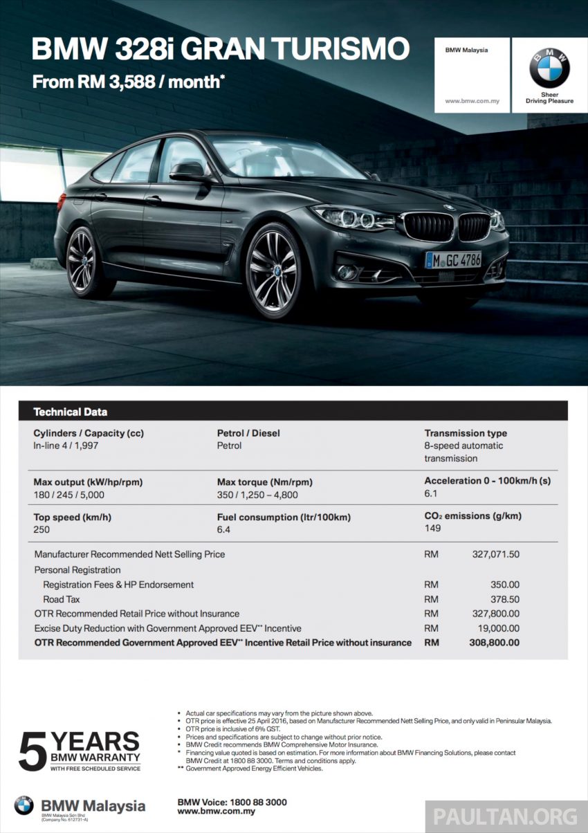 BMW 3 Series Gran Turismo, BMW X3 dan BMW 5 Series diumumkan menerima insentif status EEV – harga turun antara RM15k hingga RM39k 483881