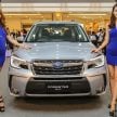 2016 Subaru Forester facelift launched in Malaysia, from RM140k – two NA CKD variants, one turbo CBU