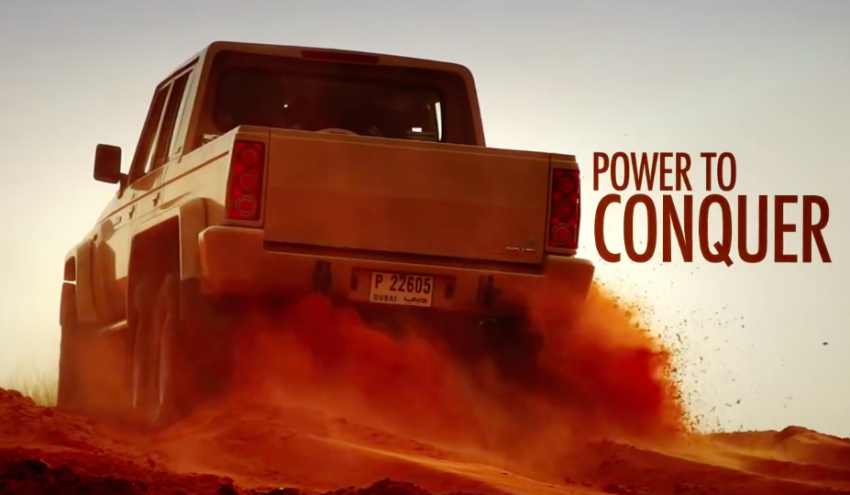 VIDEO: Toyota Land Cruiser 6×6, a custom off-roader 477653