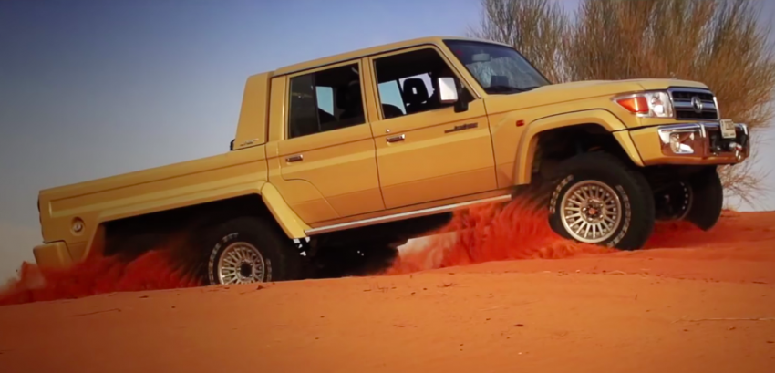 VIDEO: Toyota Land Cruiser 6×6, a custom off-roader 477665