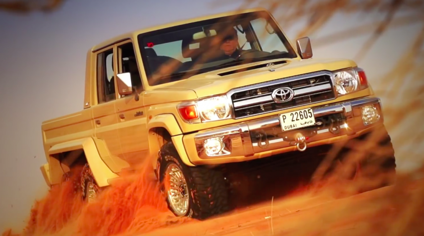 VIDEO: Toyota Land Cruiser 6×6, a custom off-roader 477652