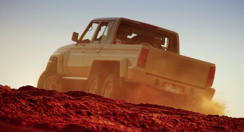 VIDEO: Toyota Land Cruiser 6×6, a custom off-roader 477659