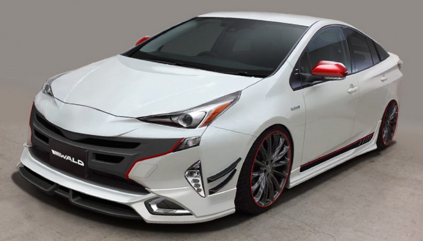 Toyota Prius teased again with Wald’s Sport Line kit 480975