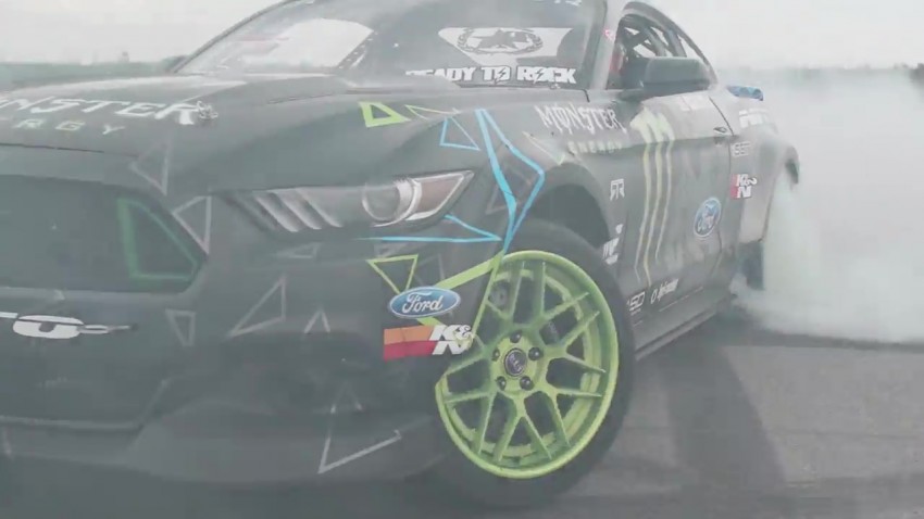 VIDEO: Ford Mustang RTR goes drifting with 900 hp 472476