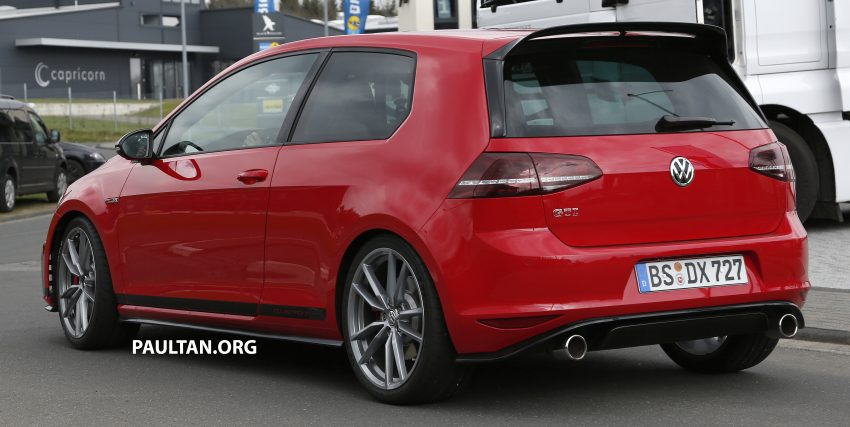 SPIED: Volkswagen Golf Clubsport S seen at the ‘Ring 484449