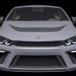 Volkswagen Scirocco R PPV430R 430 hp talaan Aspec tawar kit badan lebih lebar, enjin lebih berkuasa