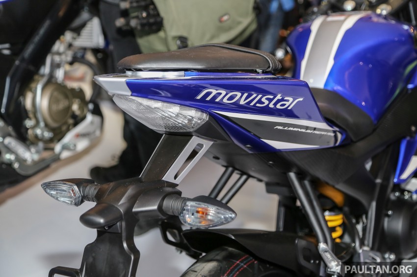 IIMS 2016: Yamaha R15 dipamerkan dengan tema warna Movistar Yamaha MotoGP yang lebih menarik 475207