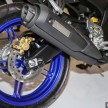 IIMS 2016: Yamaha R15 dipamerkan dengan tema warna Movistar Yamaha MotoGP yang lebih menarik