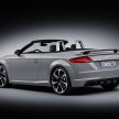 Audi TT RS Coupe dan Roadster baharu berkuasa 400 hp membuat penampilan sulung di Beijing Motor Show