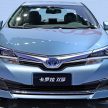 Toyota Corolla, Levin plug-in hybrids bakal menembusi pasaran China menjelang 2018