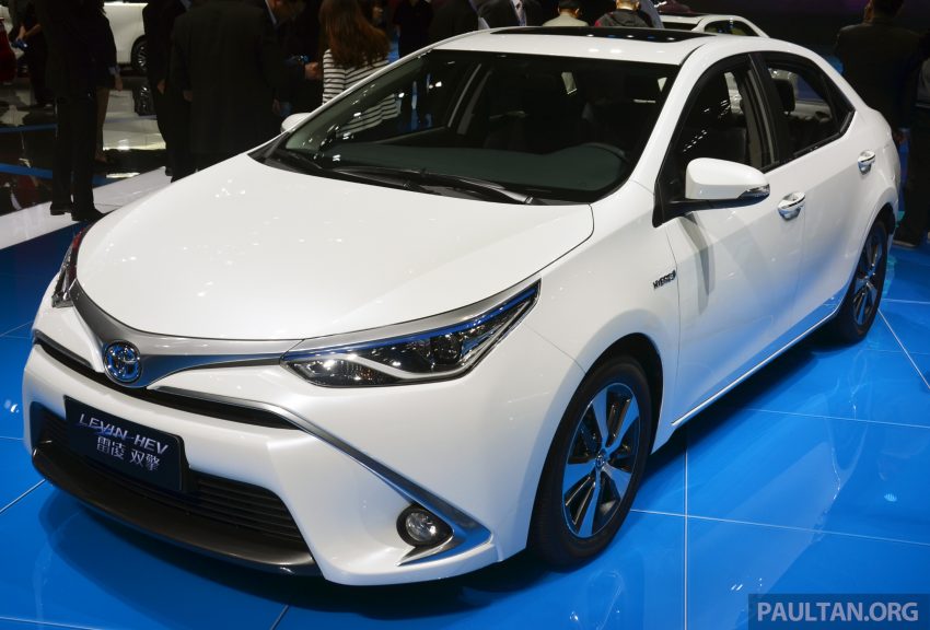 Toyota Corolla, Levin plug-in hybrids bakal menembusi pasaran China menjelang 2018 484823