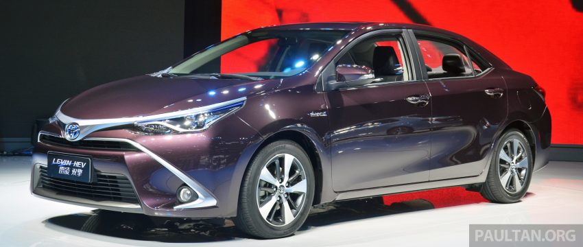 Toyota Corolla, Levin plug-in hybrids bakal menembusi pasaran China menjelang 2018 484832