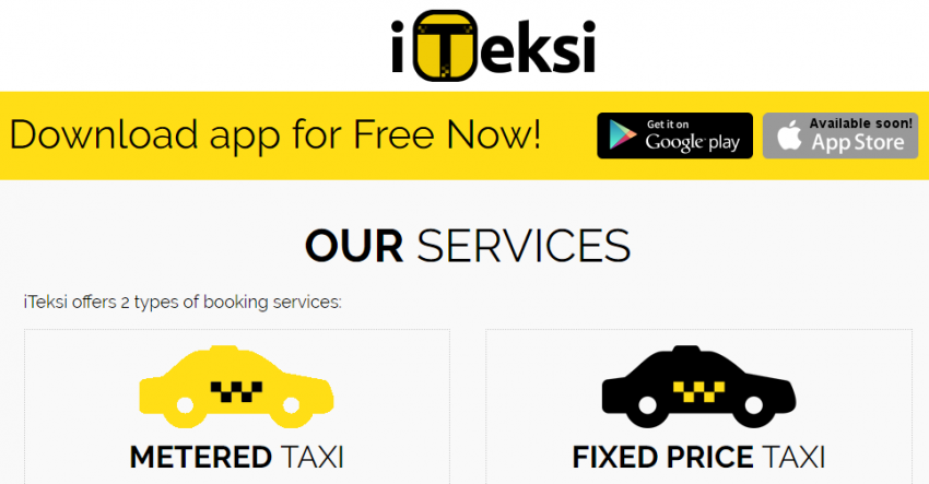 iTeksi taxi-booking app introduced, challenges Grab 486488