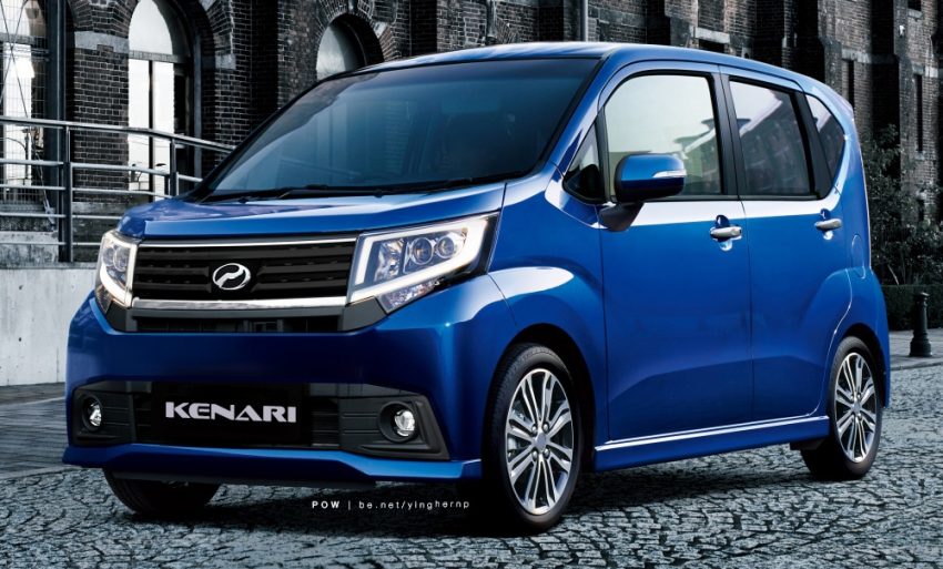 Next-generation Perodua Kenari – exterior and interior rendered, based on the Daihatsu Move Custom 478849