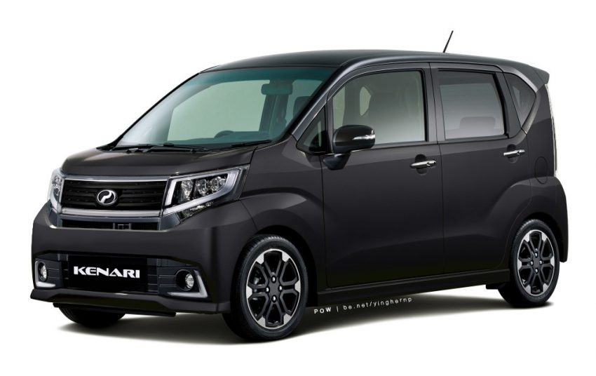 Next-generation Perodua Kenari – exterior and interior rendered, based on the Daihatsu Move Custom 478843