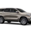 Toyota Fortuner 2016 dilancarkan di Malaysia – dua varian, 2.4L diesel dan 2.7L petrol, RM187-200k