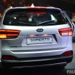 2016 Kia Sorento launched in Malaysia – 2.2 LS diesel, 2.4 MS petrol and 2.4 HS petrol, RM156k-RM176k