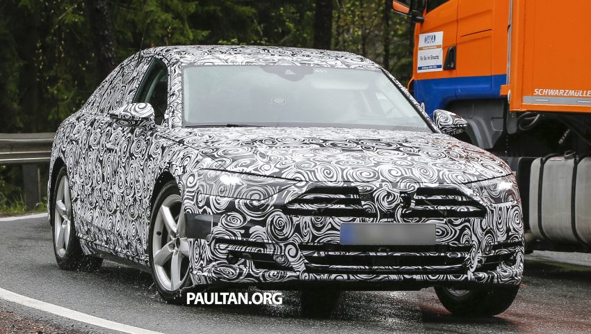 SPIED: 2017 Audi A8 spotted testing for the first time 493340
