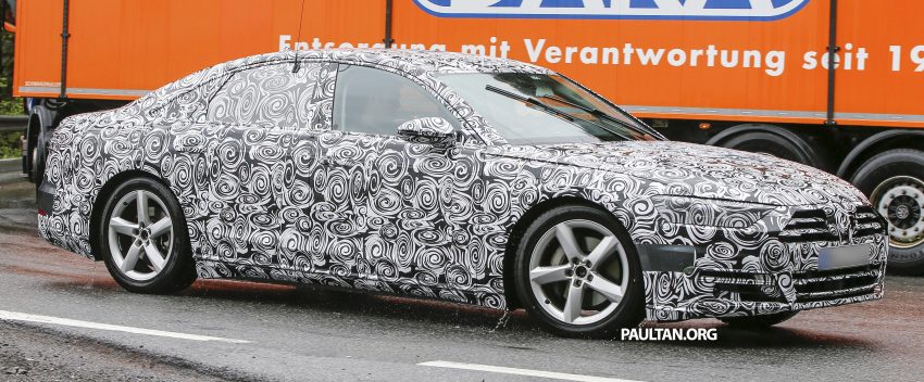 SPIED: 2017 Audi A8 spotted testing for the first time 493343