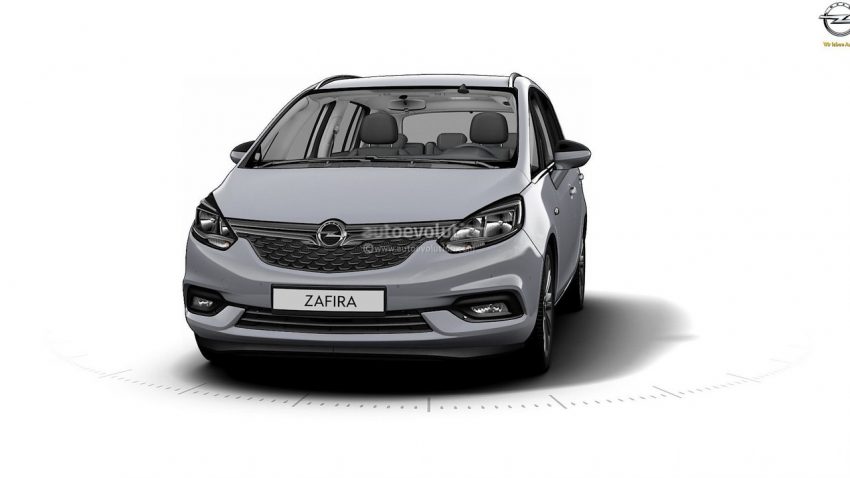 2017 Opel Zafira facelift leaked in online configurator 499667
