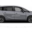 2017 Opel Zafira facelift leaked in online configurator