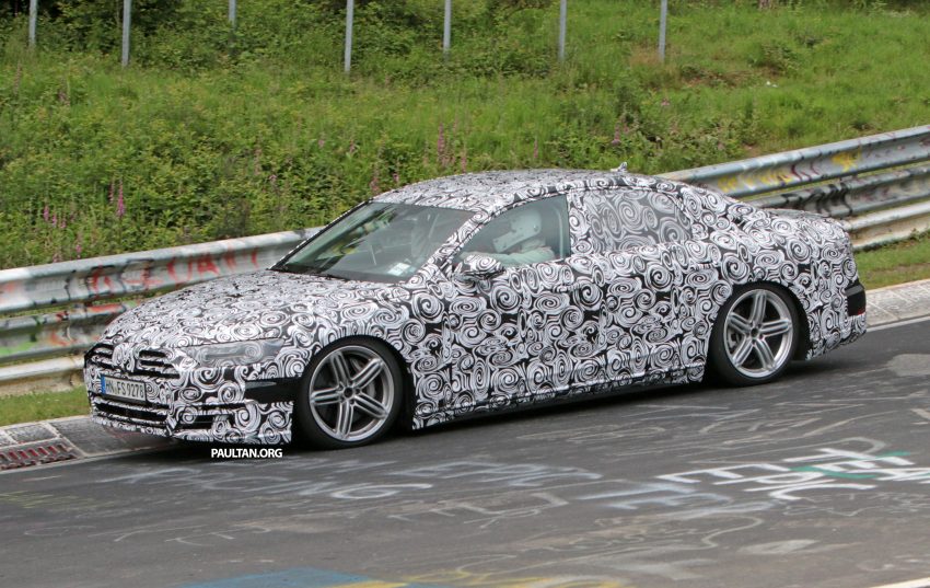 SPIED: 2017 Audi A8 spotted testing for the first time 508630