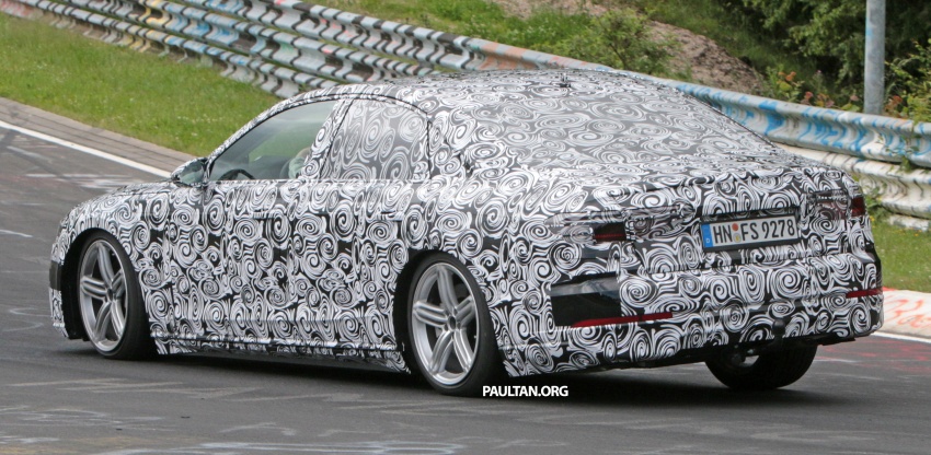 SPIED: 2017 Audi A8 spotted testing for the first time 508628