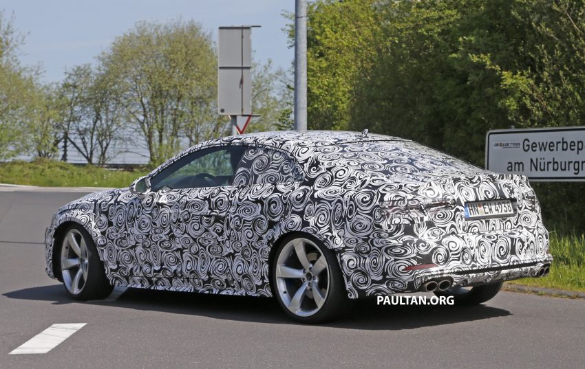 SPYSHOTS: Audi RS5 captured testing in Germany 495091