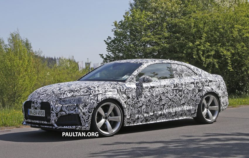 SPYSHOTS: Audi RS5 captured testing in Germany 495094