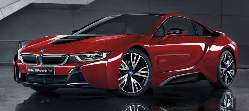 BMW i8 Celebration Edition in Protonic Red for Japan 501051