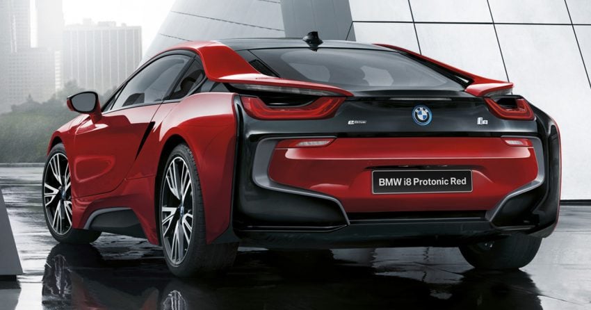 BMW i8 Celebration Edition in Protonic Red for Japan 501053