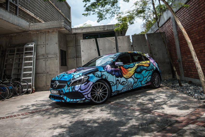 Mercedes-Benz A200 art cars to be displayed at KLPac 491164
